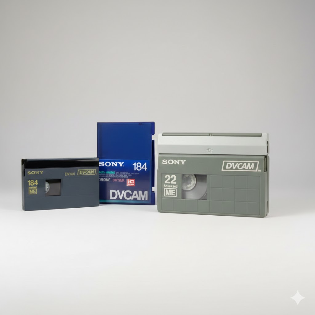 DVCAM Kassetten (SD-Format) für die verlustfreie Digitalisierung