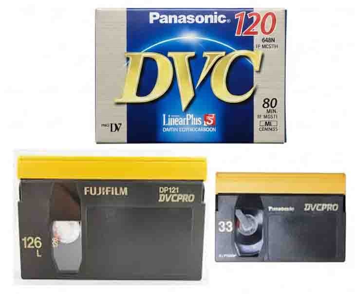 dvcpro-dvcpro25-dvcpro50 für die verlustfrei digitalisieren