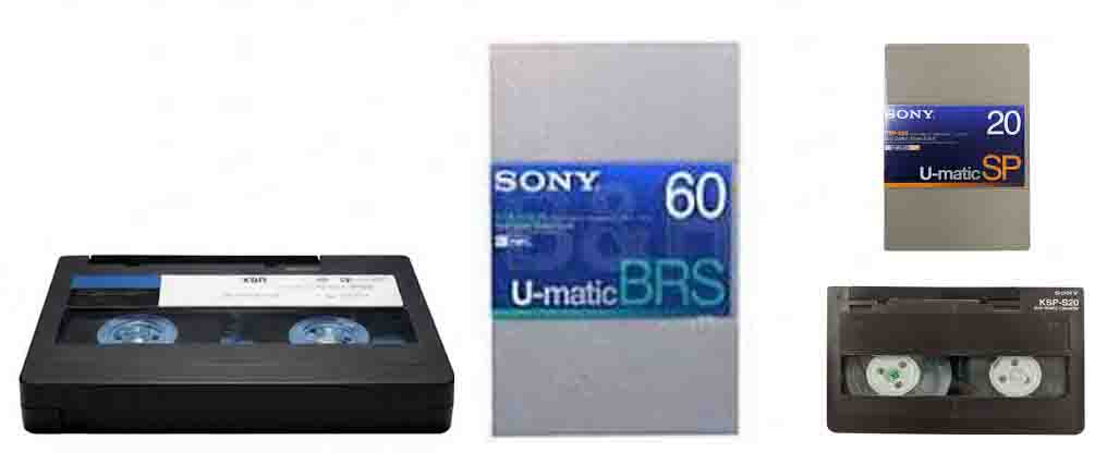 U-matic Kassetten für die verlustfreie Digitalisierung